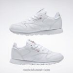 أطفال أبيض أحذية جلدية كلاسيكية - مرحلة ما قبل المدرسة Reebok 0NZ0F1385 - Image 10