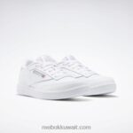 أطفال أبيض / رمادي شفاف أحذية نادي ج - مدرسة ابتدائية Reebok 0NZ0F1394 - Image 3