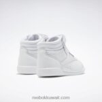 أطفال أبيض ftwr أحذية هاي حرة - طفل صغير Reebok 0NZ0F1396 - Image 4