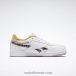 أطفال أبيض ftwr / أرجواني مشبع / مغرة ساطعة حذاء الانتقام نادي ج - مدرسة ابتدائية Reebok 0NZ0F1428 - Image 2