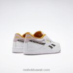 أطفال أبيض ftwr / أرجواني مشبع / مغرة ساطعة حذاء الانتقام نادي ج - مدرسة ابتدائية Reebok 0NZ0F1428 - Image 4