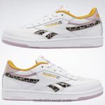 أطفال أبيض ftwr / أرجواني مشبع / مغرة ساطعة حذاء الانتقام نادي ج - مدرسة ابتدائية Reebok 0NZ0F1428 - Image 9