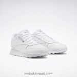 أطفال أبيض ftwr حذاء جلدي كلاسيكي - مدرسة ابتدائية Reebok 0NZ0F1398 - Image 3