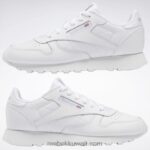 أطفال أبيض ftwr حذاء جلدي كلاسيكي - مدرسة ابتدائية Reebok 0NZ0F1398 - Image 9