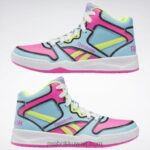 أطفال أزرق رقمي / وردي ذري / أصفر حامض أحذية محكمة bb4500 - مرحلة ما قبل المدرسة Reebok 0NZ0F1370 - Image 9