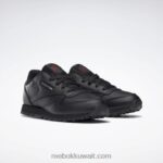 أطفال أسود أحذية جلدية كلاسيكية - مرحلة ما قبل المدرسة Reebok 0NZ0F1447 - Image 3
