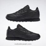 أطفال أسود أحذية جلدية كلاسيكية - مرحلة ما قبل المدرسة Reebok 0NZ0F1447 - Image 10