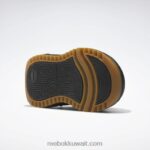 أطفال أسود أساسي / رمادي نقي 3 حذاء ويبك المشبك منخفض - طفل صغير Reebok 0NZ0F1431 - Image 5