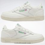 أطفال الطباشير / غلين جرين حذاء كلوب ج - مرحلة ما قبل المدرسة Reebok 0NZ0F1411 - Image 9