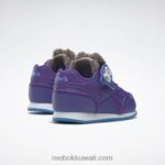 أطفال انتهازي الأرجواني / السحر الأرجواني / الطاقة الزرقاء حذاء Peppa Pig Classic Jogger 3 1v - طفل صغير Reebok 0NZ0F1423 - Image 4