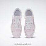 أطفال بورسلين وردي / أبيض / فضي ميت. نادي ج 85 حذاء مزدوج - مدرسة ابتدائية Reebok 0NZ0F1442 - Image 6