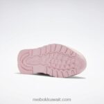 أطفال توهج وردي حذاء جلدي كلاسيكي - مدرسة ابتدائية Reebok 0NZ0F1381 - Image 5