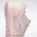 أطفال توهج وردي حذاء جلدي كلاسيكي - مدرسة ابتدائية Reebok 0NZ0F1381 - Image 9