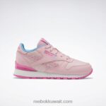 أطفال توهج وردي / وردي ذري حذاء فلاش كلاسيك ستيب اند فلاش - مرحلة ما قبل المدرسة Reebok 0NZ0F1451