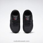 أطفال جوهر أسود أحذية جلدية كلاسيكية - طفل صغير Reebok 0NZ0F1393 - Image 6