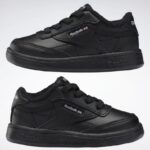 أطفال جوهر أسود أحذية نادي ج - طفل صغير Reebok 0NZ0F1432 - Image 9