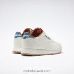 أطفال طباشير / أزرق فولاذي s23-r حذاء جلدي كلاسيكي - مدرسة ابتدائية Reebok 0NZ0F1399 - Image 4