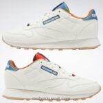أطفال طباشير / أزرق فولاذي s23-r حذاء جلدي كلاسيكي - مدرسة ابتدائية Reebok 0NZ0F1399 - Image 9