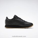أطفال كور أسود / صمغ مطاطي ريبوك 02 حذاء جلدي كلاسيكي - مدرسة ابتدائية Reebok 0NZ0F1422 - Image 2