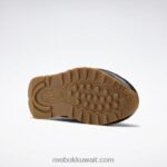 أطفال كور أسود / صمغ مطاطي ريبوك 02 حذاء جلدي كلاسيكي - مدرسة ابتدائية Reebok 0NZ0F1422 - Image 5