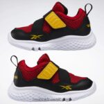 أطفال ناقلات الأحمر / الأساسية السوداء / الأصفر دائما ويبوك فليكس سبرينت - طفل صغير Reebok 0NZ0F1452 - Image 9