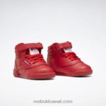 أطفال ناقلات الأحمر / ftwr الأبيض أحذية هاي حرة - طفل صغير Reebok 0NZ0F1449 - Image 3