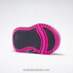 أطفال ناقلات البحرية / الوردي الذري / حامض أصفر حذاء ويبك المشبك منخفض - طفل صغير Reebok 0NZ0F1404 - Image 5