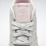 أطفال نقي رمادي 2 / بورسلين وردي حذاء فلاش كلاسيك ستيب اند فلاش - مرحلة ما قبل المدرسة Reebok 0NZ0F1409 - Image 8