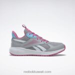 أطفال نقي رمادي 3 / وردي حقيقي / أزرق رقمي حذاء رود سوبريم 4 - مرحلة ما قبل المدرسة Reebok 0NZ0F1441
