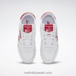 أطفال ftwr أبيض / أحمر متجه أحذية جلدية كلاسيكية - مرحلة ما قبل المدرسة Reebok 0NZ0F1440 - Image 6