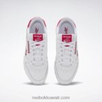 أطفال ftwr أبيض / أحمر متجه حذاء جلدي كلاسيكي - مدرسة ابتدائية Reebok 0NZ0F1417 - Image 6