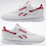 أطفال ftwr أبيض / أحمر متجه حذاء جلدي كلاسيكي - مدرسة ابتدائية Reebok 0NZ0F1417 - Image 9