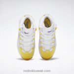 أطفال ftwr أبيض / خيط أصفر / فوق بنفسجي سؤال منتصف الأحذية - مرحلة ما قبل المدرسة Reebok 0NZ0F1375 - Image 6