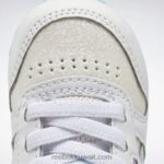 أطفال ftwr أبيض / رقمي أزرق حذاء ستيب اند فلاش جلدي كلاسيكي - طفل صغير Reebok 0NZ0F1384 - Image 8
