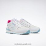 أطفال ftwr أبيض / رقمي أزرق حذاء فلاش كلاسيك ستيب اند فلاش - مرحلة ما قبل المدرسة Reebok 0NZ0F1433 - Image 3