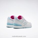 أطفال ftwr أبيض / رقمي أزرق حذاء فلاش كلاسيك ستيب اند فلاش - مرحلة ما قبل المدرسة Reebok 0NZ0F1433 - Image 4