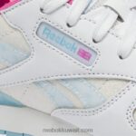 أطفال ftwr أبيض / رقمي أزرق حذاء فلاش كلاسيك ستيب اند فلاش - مرحلة ما قبل المدرسة Reebok 0NZ0F1433 - Image 7