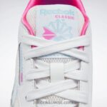 أطفال ftwr أبيض / رقمي أزرق حذاء فلاش كلاسيك ستيب اند فلاش - مرحلة ما قبل المدرسة Reebok 0NZ0F1433 - Image 8