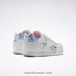 أطفال ftwr أبيض / وردي بكسل حذاء رويال كلاسيك جوج 3 - مرحلة ما قبل المدرسة Reebok 0NZ0F1446 - Image 4