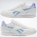 أطفال ftwr أبيض / وردي بكسل حذاء رويال كلاسيك جوج 3 - مرحلة ما قبل المدرسة Reebok 0NZ0F1446 - Image 9