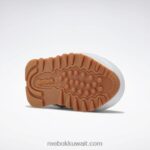أطفال FTWWR أبيض / صمغ مطاطي ريبوك 02 أحذية جلدية كلاسيكية - طفل صغير Reebok 0NZ0F1448 - Image 5
