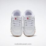أطفال FTWWR أبيض / صمغ مطاطي ريبوك 02 أحذية جلدية كلاسيكية - طفل صغير Reebok 0NZ0F1448 - Image 6