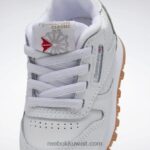 أطفال FTWWR أبيض / صمغ مطاطي ريبوك 02 أحذية جلدية كلاسيكية - طفل صغير Reebok 0NZ0F1448 - Image 7