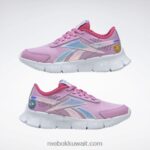 أطفال icono وردي / وردي حاد / أبيض ftwr حذاء بيبا بيج منعرج ديناميكا 2 - مرحلة ما قبل المدرسة Reebok 0NZ0F1405 - Image 3
