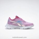 أطفال icono وردي / وردي حاد / أبيض ftwr حذاء بيبا بيج منعرج ديناميكا 2 - مرحلة ما قبل المدرسة Reebok 0NZ0F1405 - Image 4