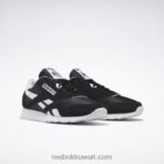 الأساسية أسود / أبيض ftwr أحذية الرجال النايلون الكلاسيكية Reebok 0NZ0F1035 - Image 3
