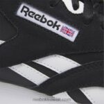 الأساسية أسود / أبيض ftwr أحذية الرجال النايلون الكلاسيكية Reebok 0NZ0F1035 - Image 8