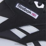 الأساسية أسود / أبيض ftwr أحذية نسائية نايلون كلاسيكية Reebok 0NZ0F102 - Image 7