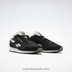 الأساسية أسود / أبيض ftwr / أحمر متجه أحذية جلدية كلاسيكية Reebok 0NZ0F530 - Image 3