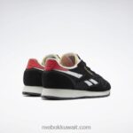 الأساسية أسود / أبيض ftwr / أحمر متجه أحذية جلدية كلاسيكية Reebok 0NZ0F530 - Image 4